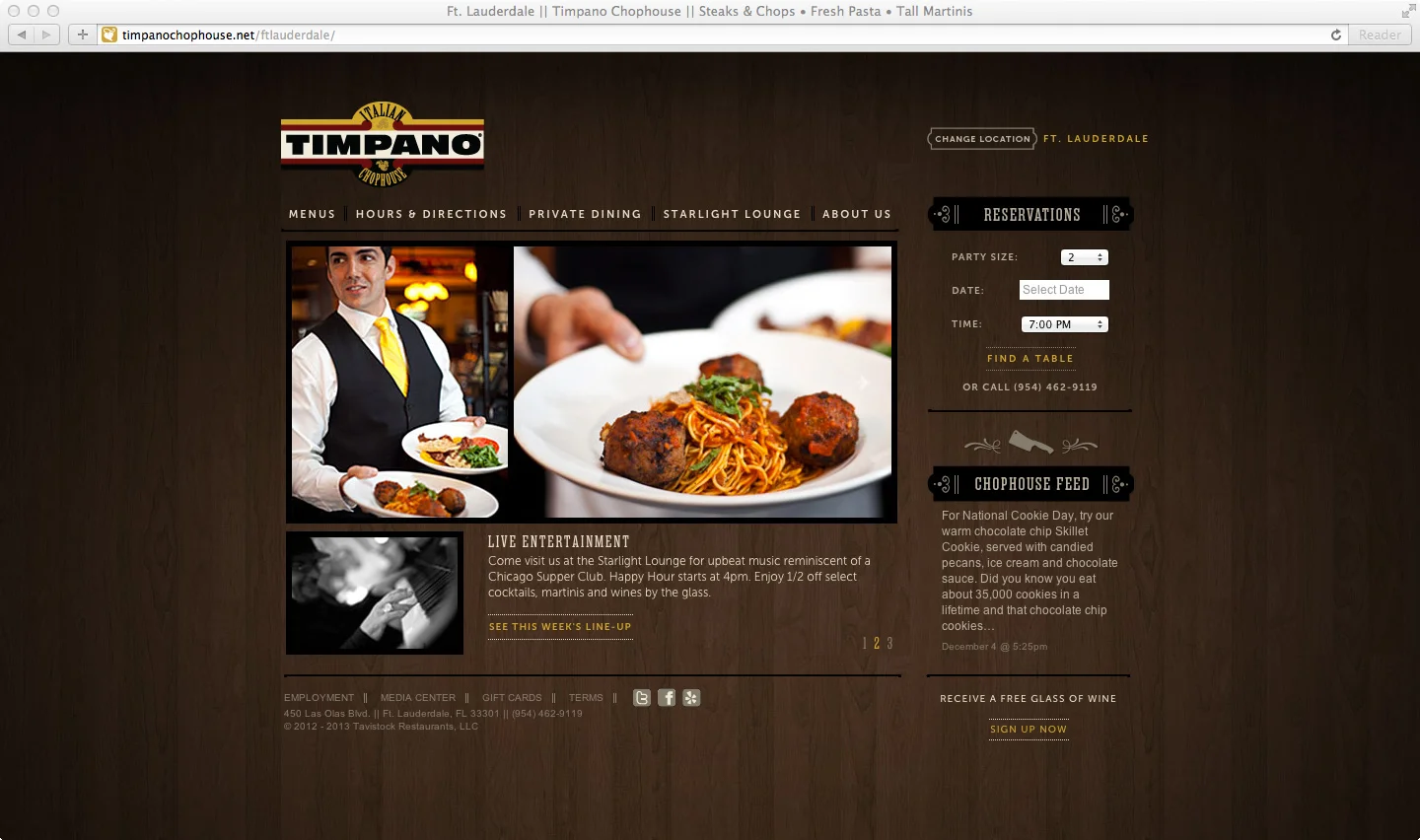Timpano Italian Chophouse