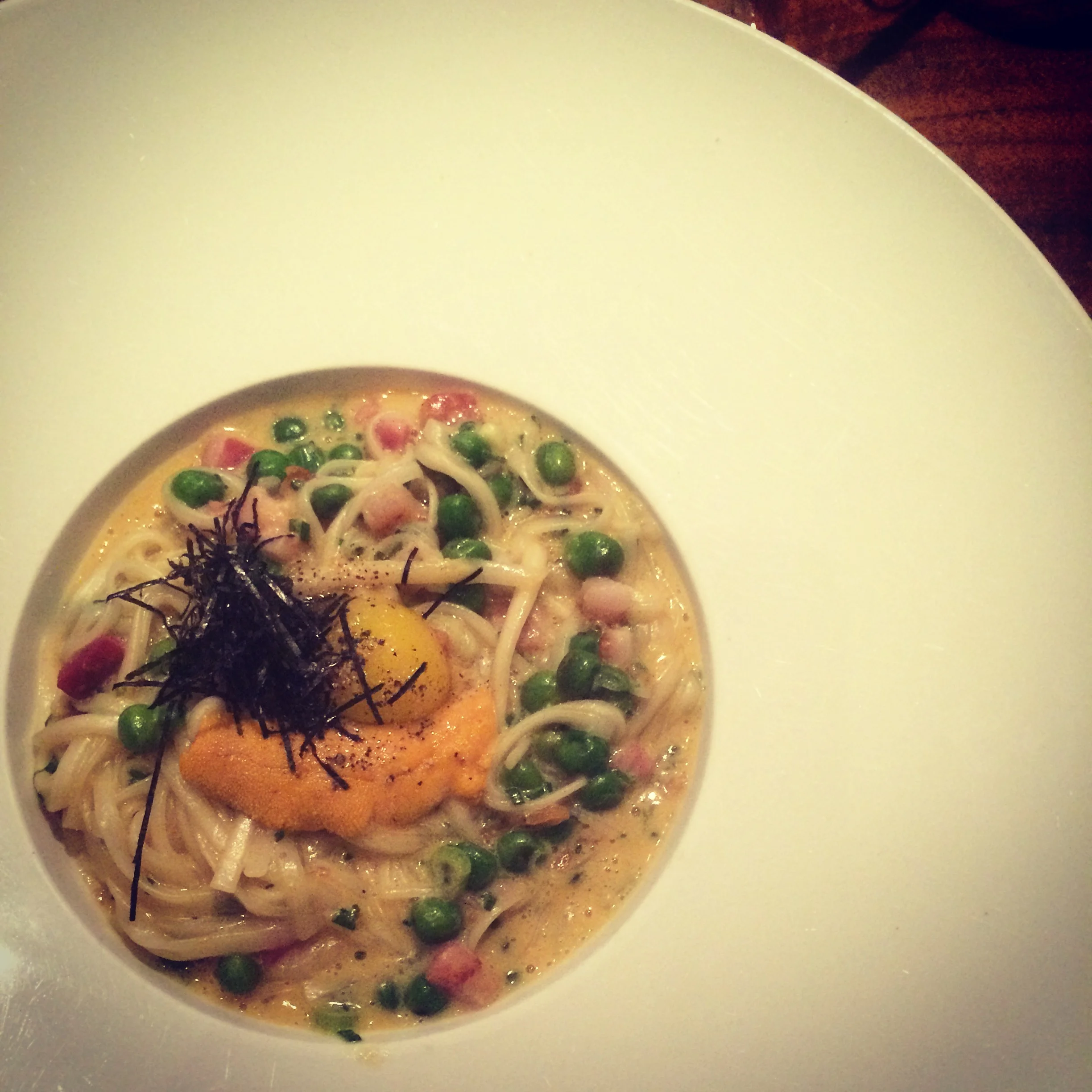 Morimoto Napa - Sea Urchin Carbonara