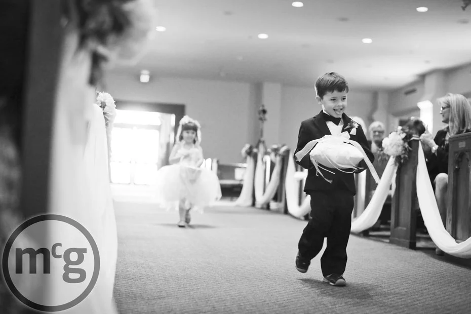 Ringbearer and flower girl