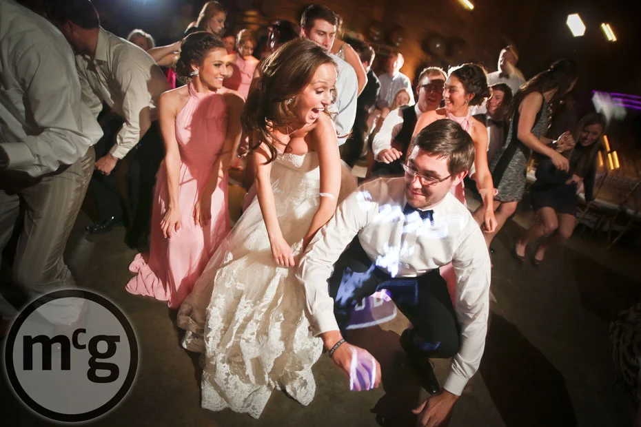 Bride & Groom dancing