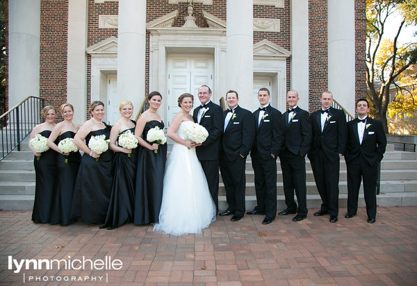 Formal Black Bridesmaid Dress Bridal Party Tux