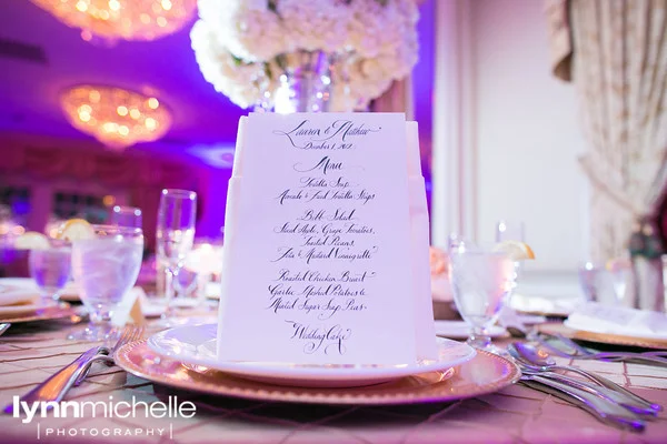 Melrose Hotel Wedding Menu