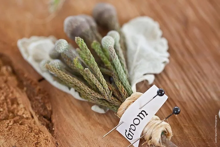 Twine Natural Groom's Boutonniere