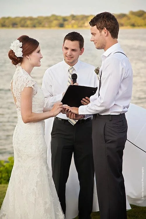 White Rock Lake Wedding Ceremony