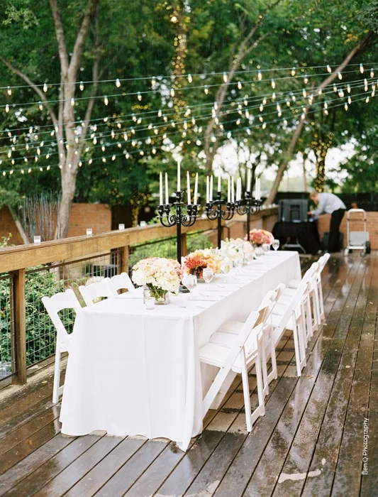 Artspace111 Outdoor Reception Head Table