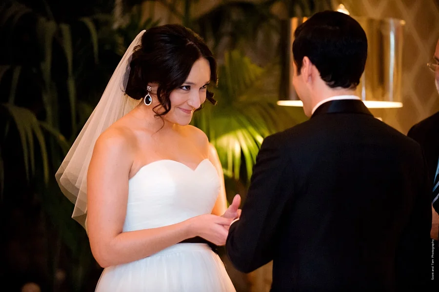 Bride & Groom Exchanging Vows