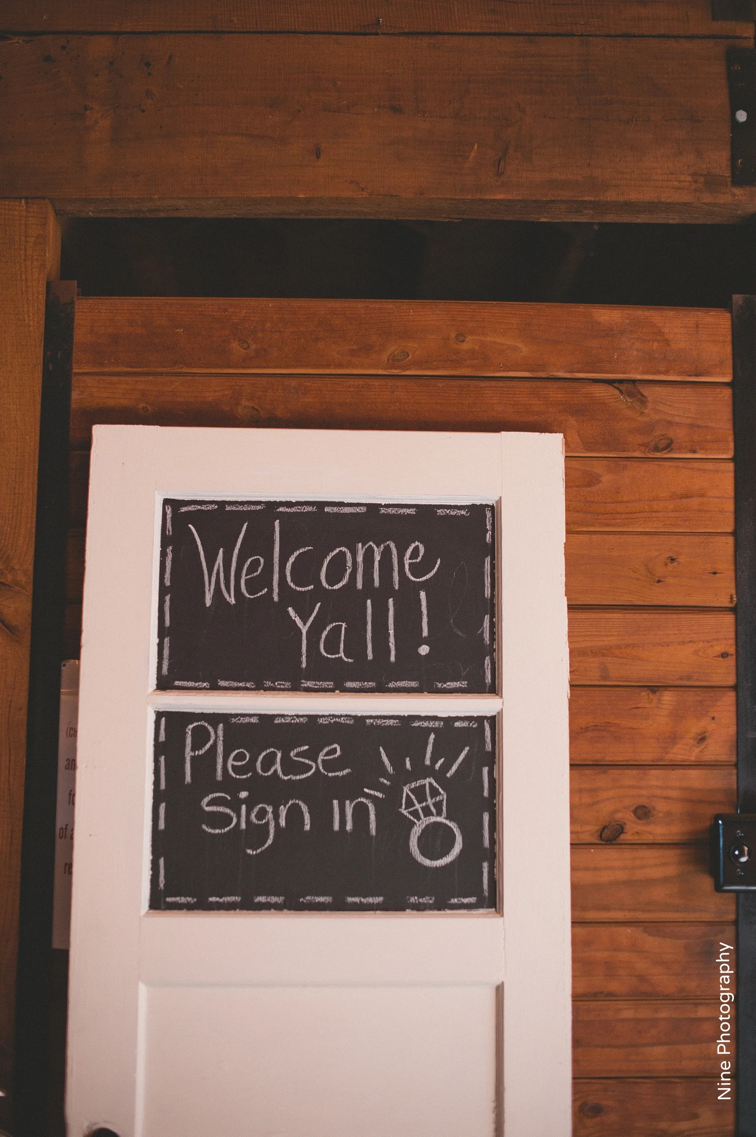 Welcome Door Chalkboard Sign