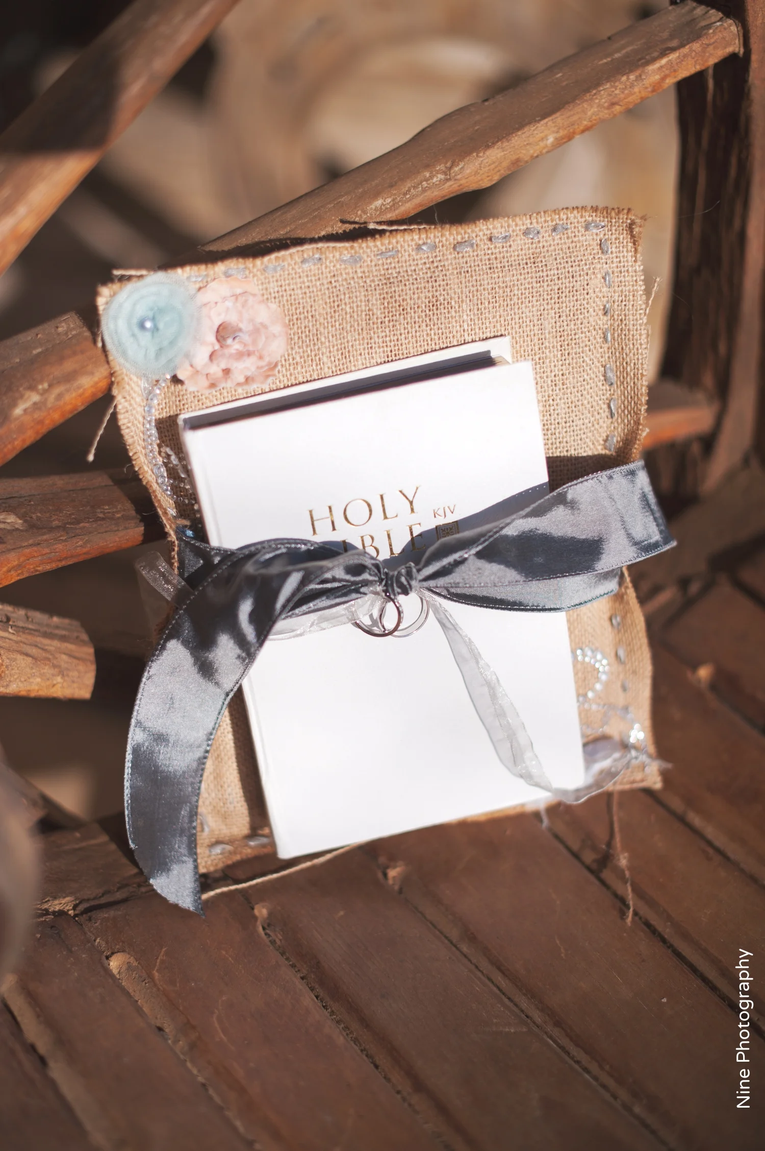 Rustic Ringbearer Bible