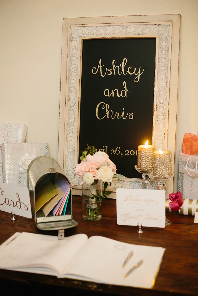 Wedding Guest Sign-in Table