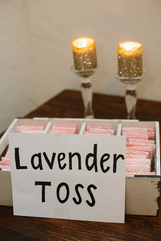 Wedding Lavender Toss Grand Exit