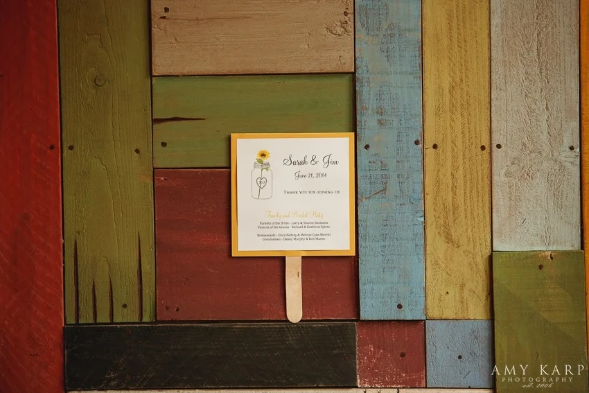Yellow Sunflower Mason Jar Fan Program