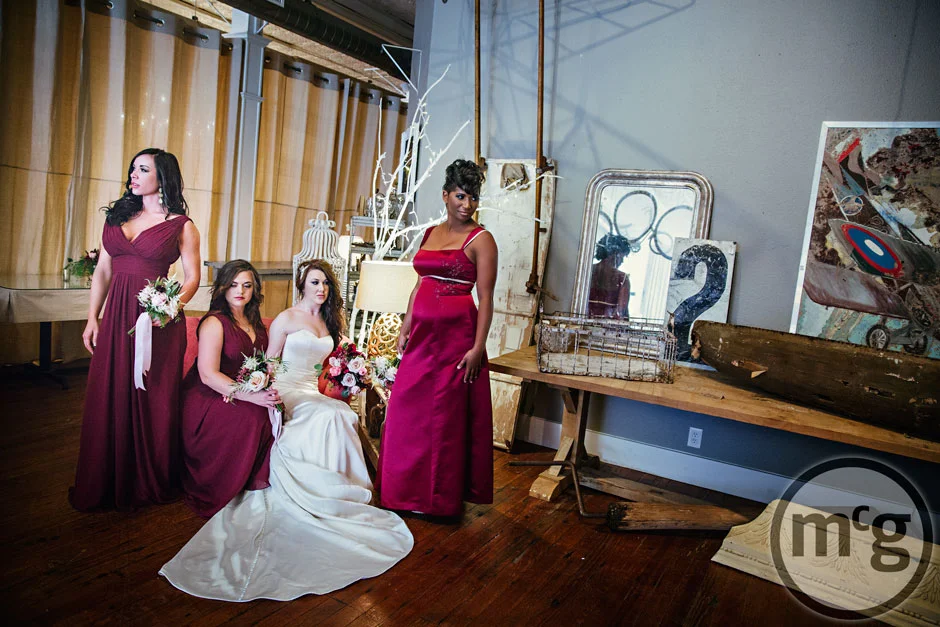 Stylish Red Bridesmaid Dresses