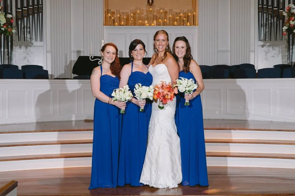 Royal Blue Floor-Length Bridesmaid Dresses