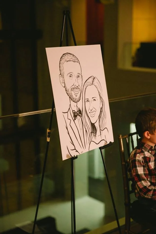 Wedding caricatures