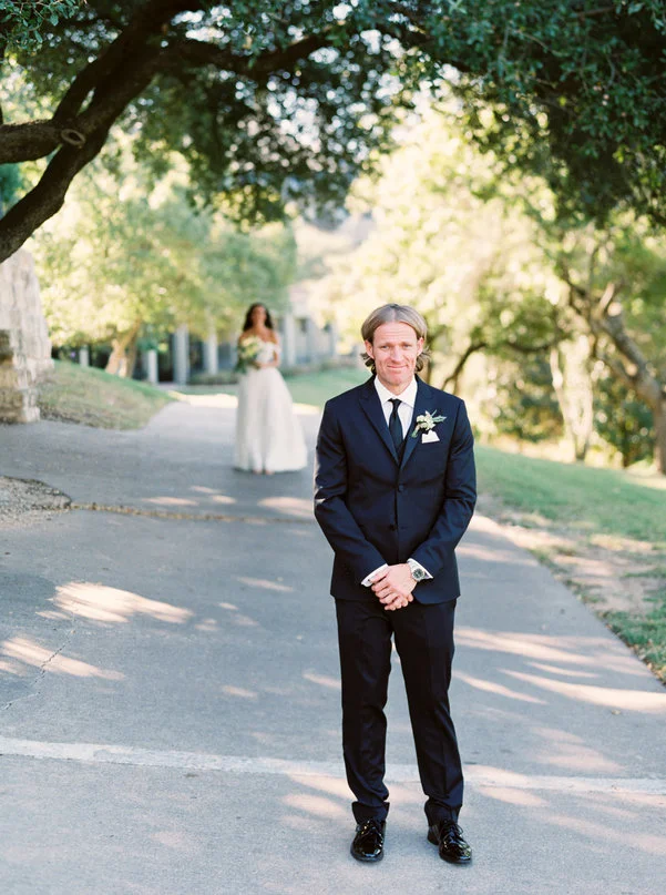 Bride & groom first look