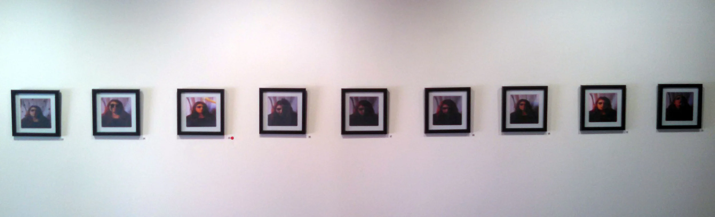 I wanna be the one in control (1-9), Lenticular prints, 2015