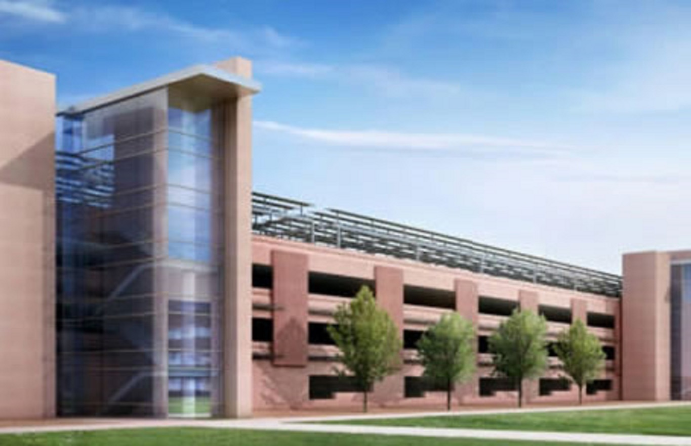National Laboratory Parking Structure w/solar above