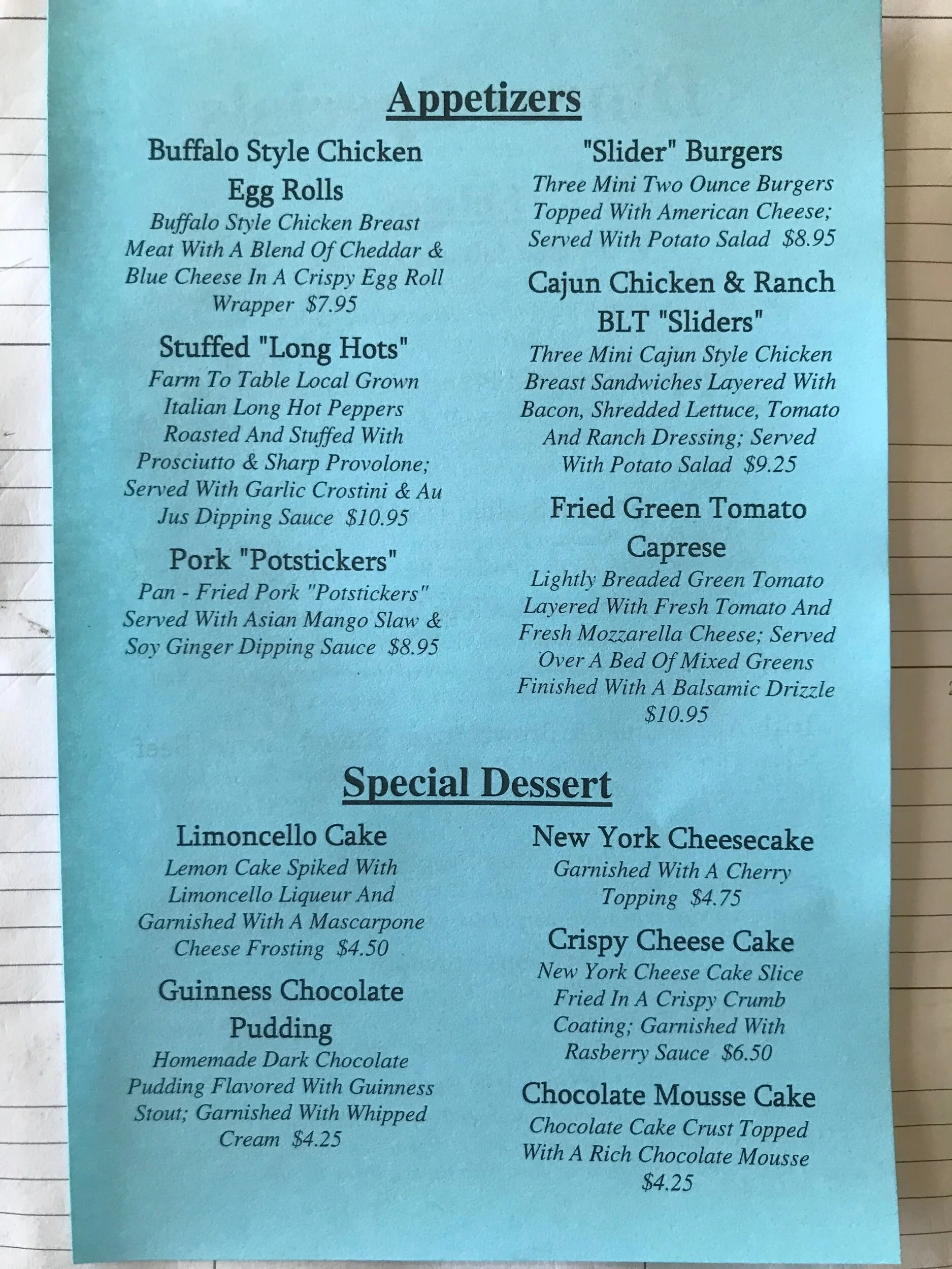 Today Dunleavy's — Dunleavy's Restaurant & Cocktail Lounge