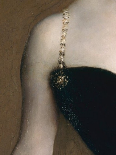 Above and Left : John Singer Sargent,  Madame X, oil on canvas,  Metropolitan Museum of Art, painted 1883-84.