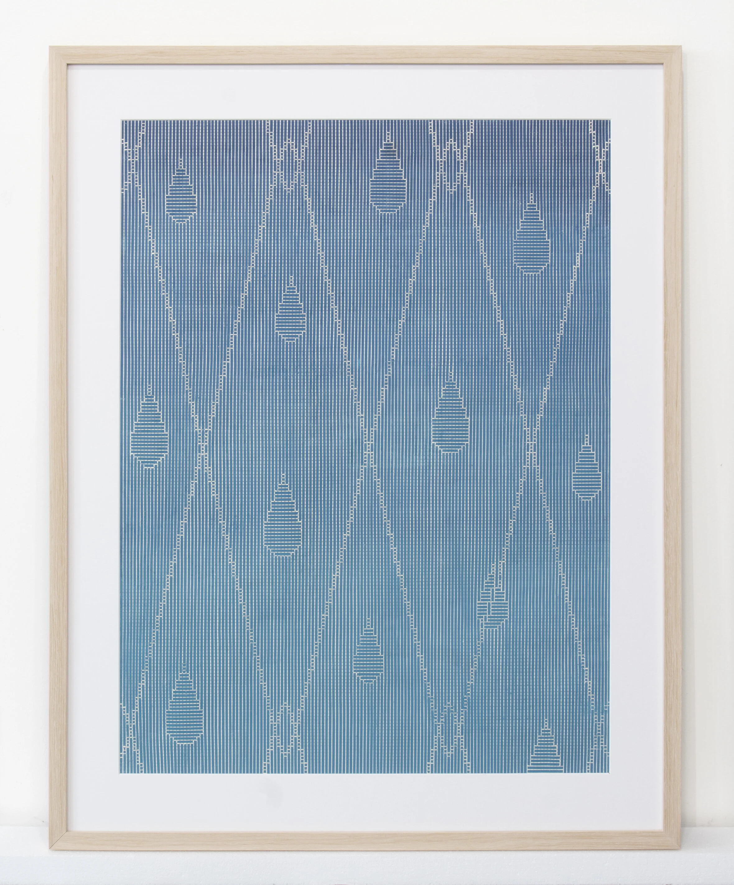   Chasing Waterfalls  31 x 23 in. intaglio ink on woven paper 