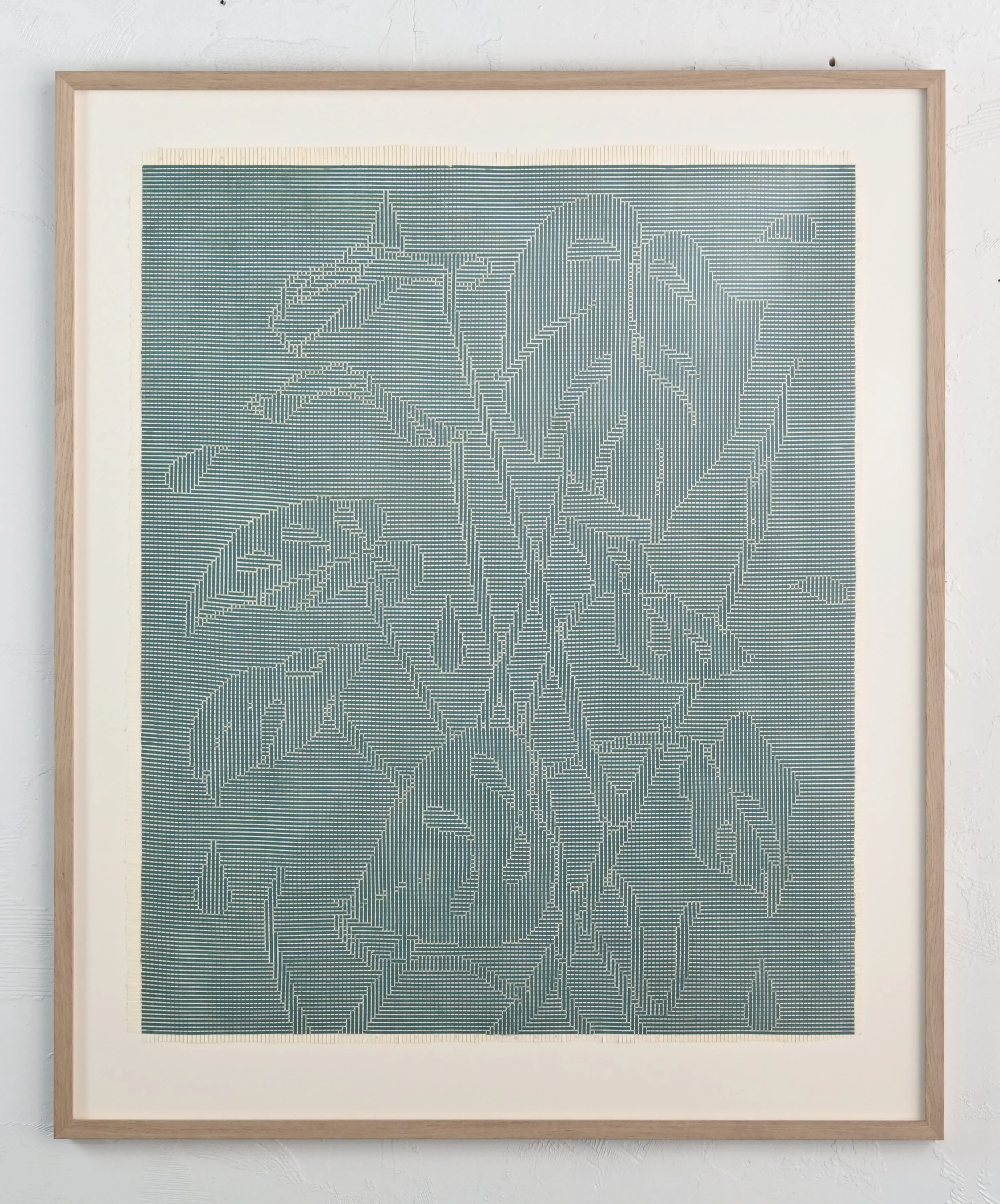   Evergreen  36 x 30 in.  intaglio ink on woven paper 