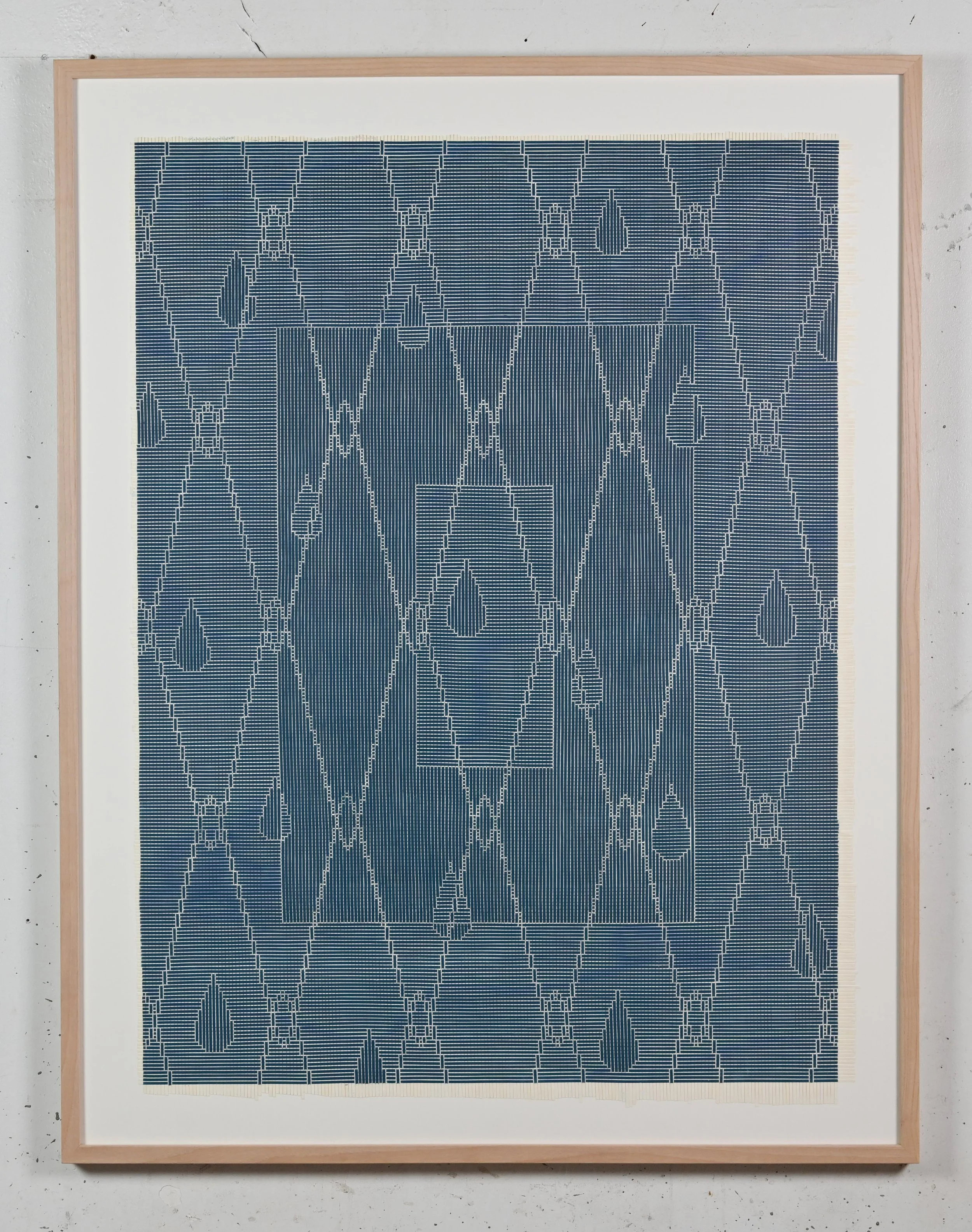   Some Strange Rain  43 x 36 in.  intaglio ink on woven paper 