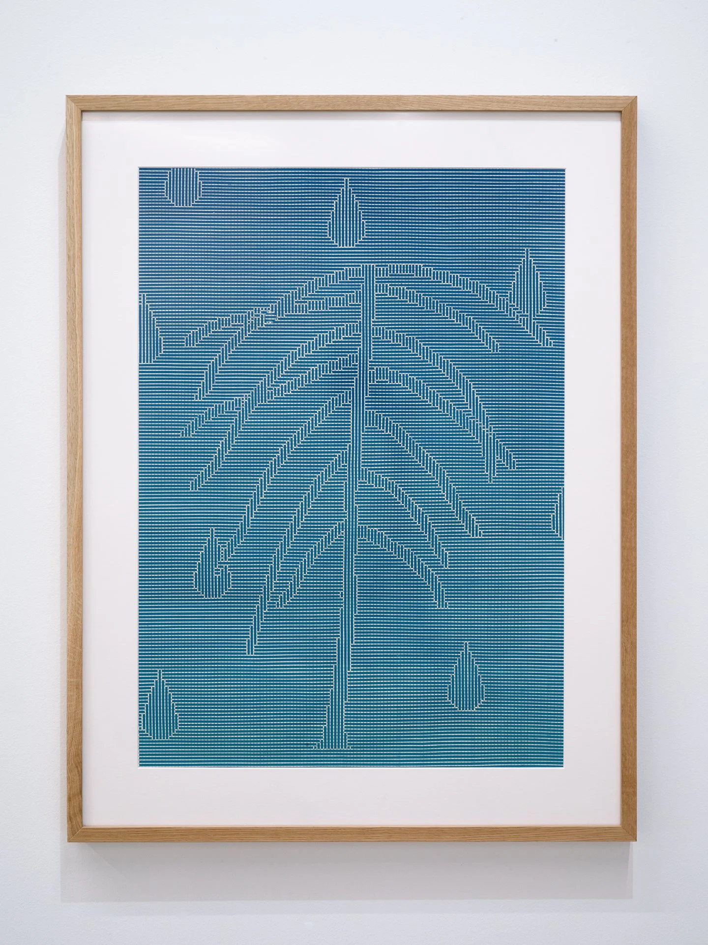   Clear Cut   (2021) Intaglio ink on woven paper 21.5 × 30 in.  