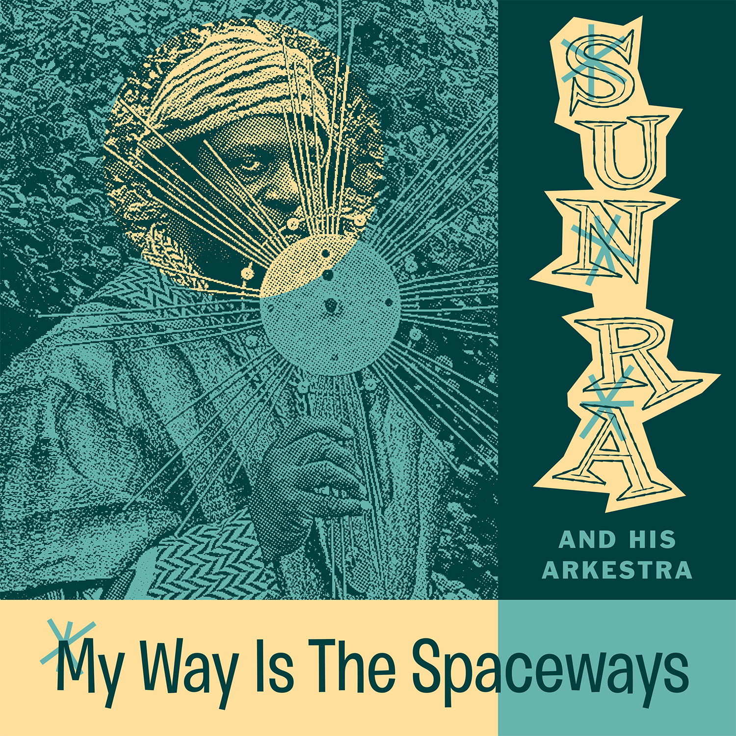 Sun Ra - My Way is the Spaceways LP cover