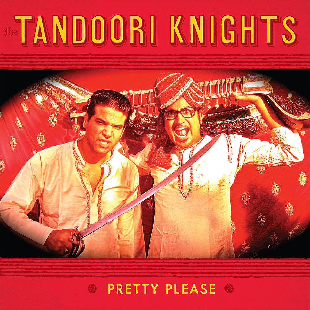 The Tandoori Knights - Pretty Please 45 sleeve