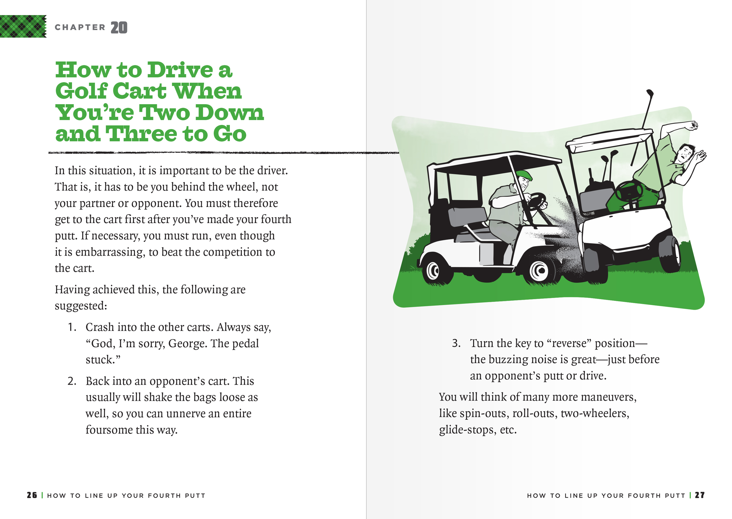 How to Line Up Your Fourth Putt interior spread