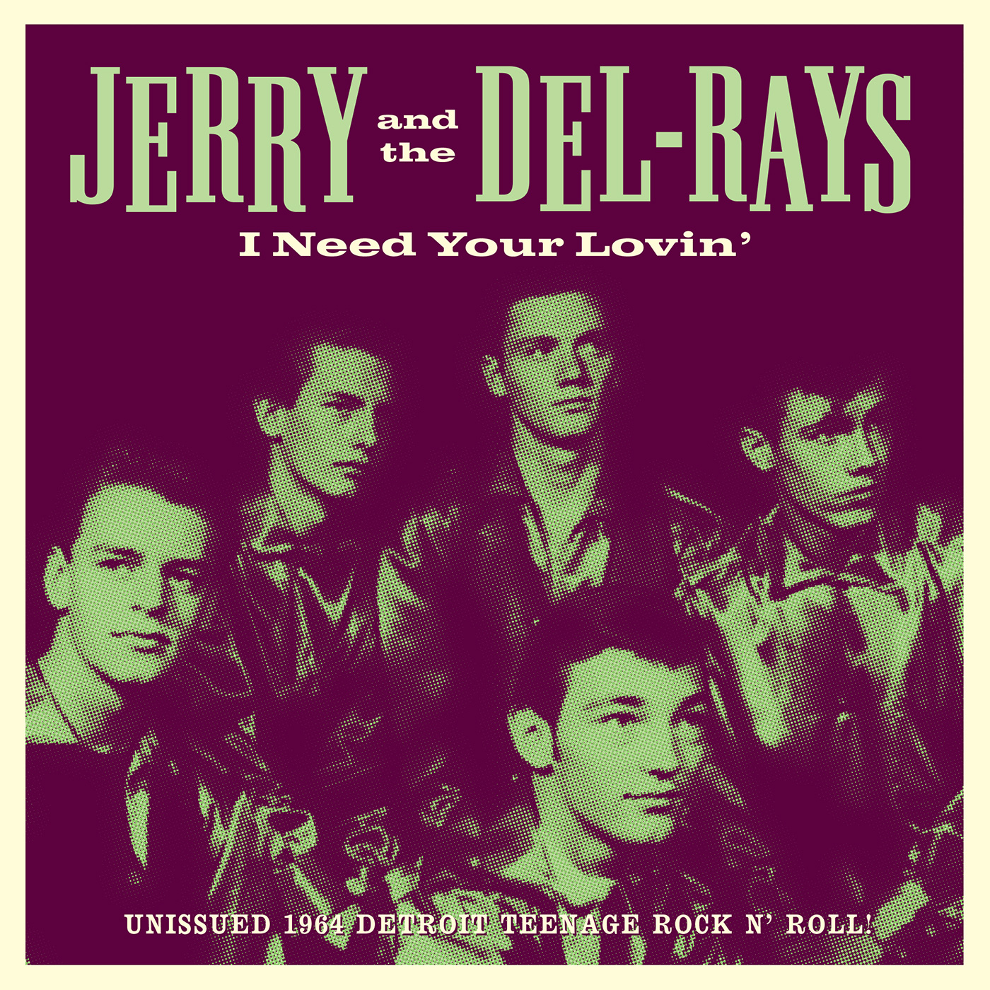 Jerry and the Del-Rays - I Need Your Lovin' 45 sleeve