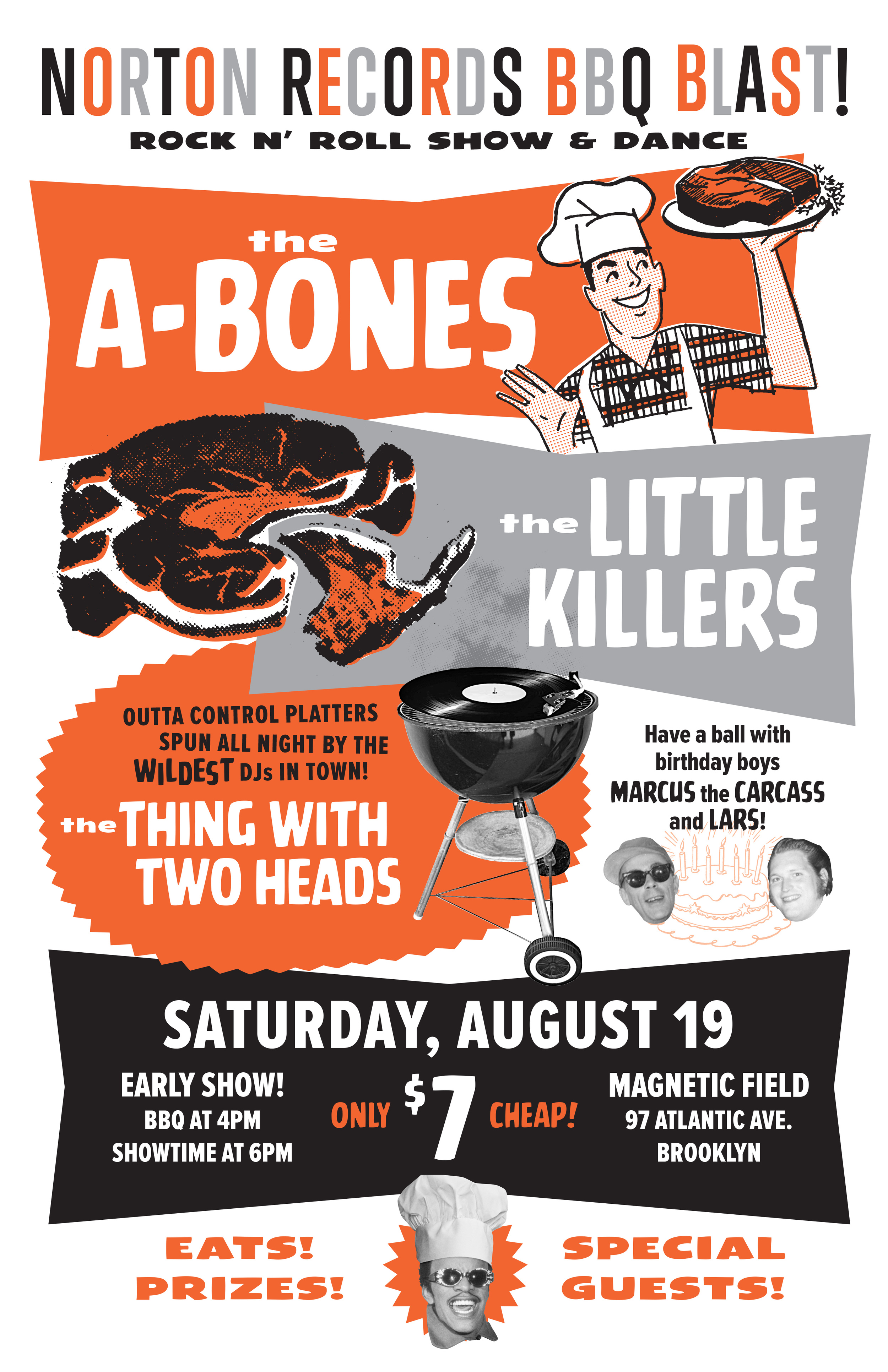 The A-Bones BBQ poster