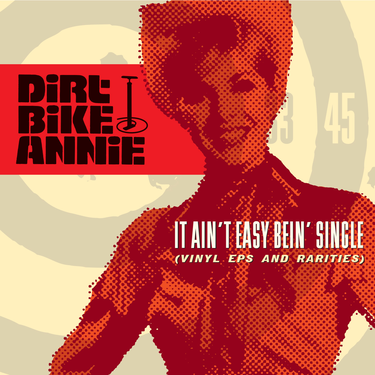 Dirt Bike Annie - It Ain't Easy Bein' Single CD cover