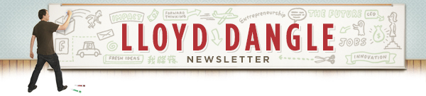 Lloyd Dangle newsletter header