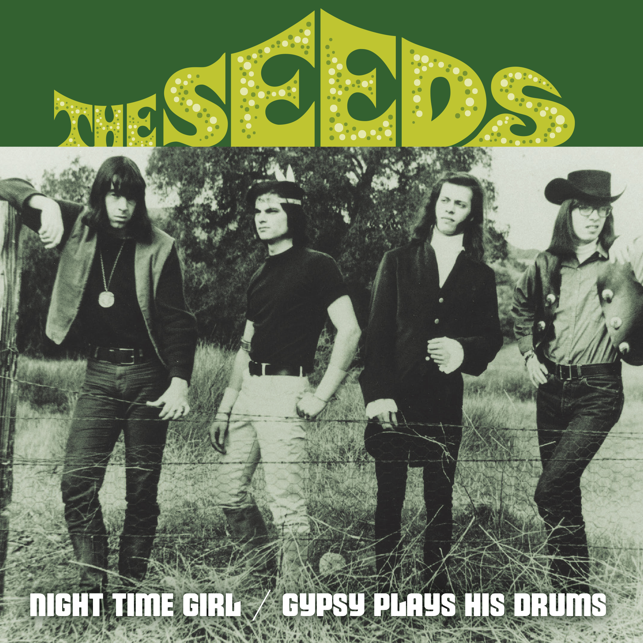The Seeds - Night Time Girl 45 sleeve