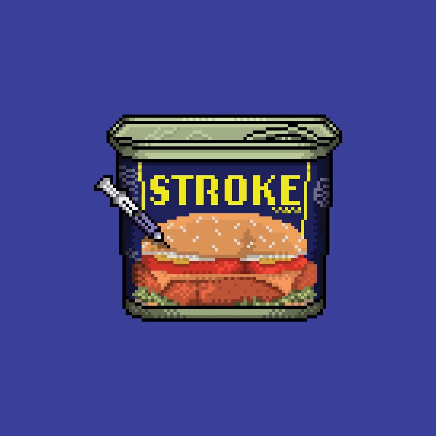 1/3 Art Pieces that&rsquo;s currently being displayed at The Thumbprint Gallery @thumbprintartgallery
Titled: Stroke
I admit that I love spam but the harsh reality is that it&rsquo;s not the healthiest of foods, especially in Guam. Just bringing atte