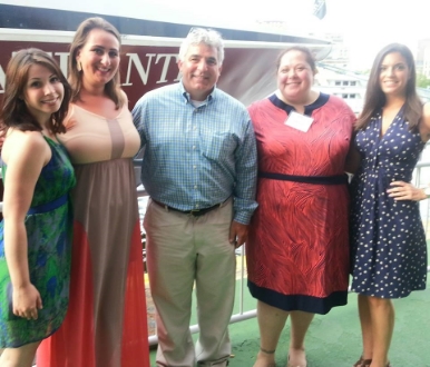 (left to right: Chelsea McLeish, Liz Metrano, Mark Casaburi, Jeanine Cosgrove-Albert, Cara Zimmerman)