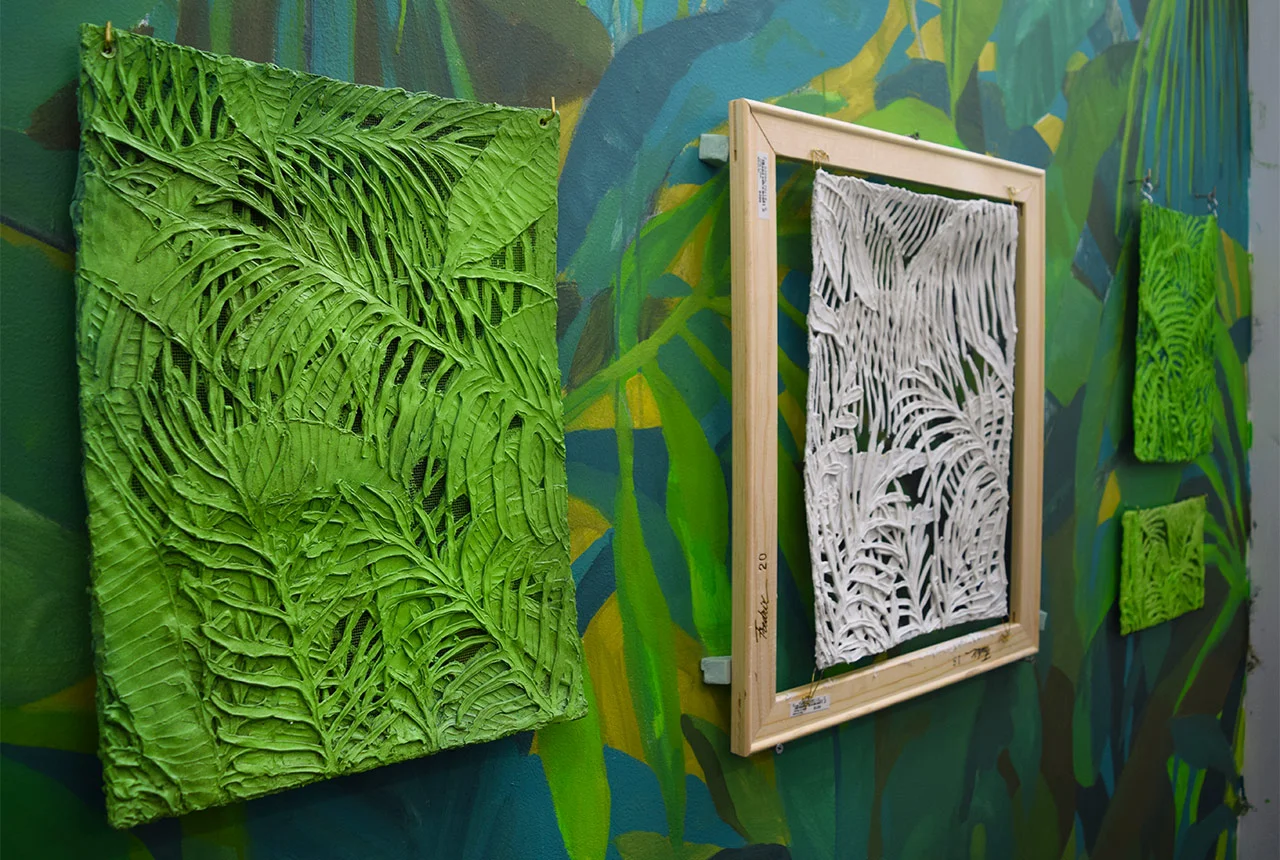 Photo credit: Ben Sutton who brought a tour around on Saturday afternoon - posted this picture of my studio for a photo essay on Hyperallergic - read more here