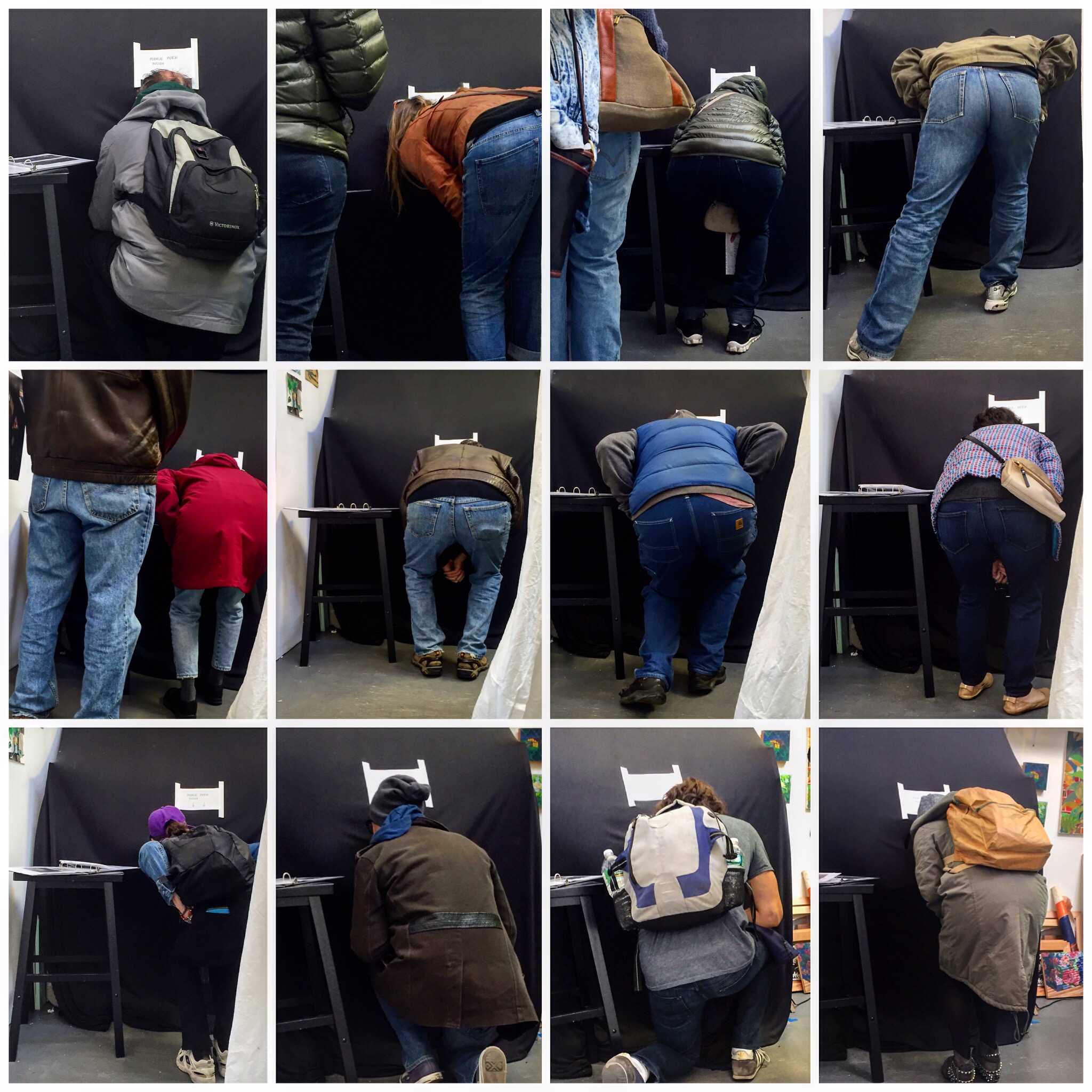 ...and many people peeked. 