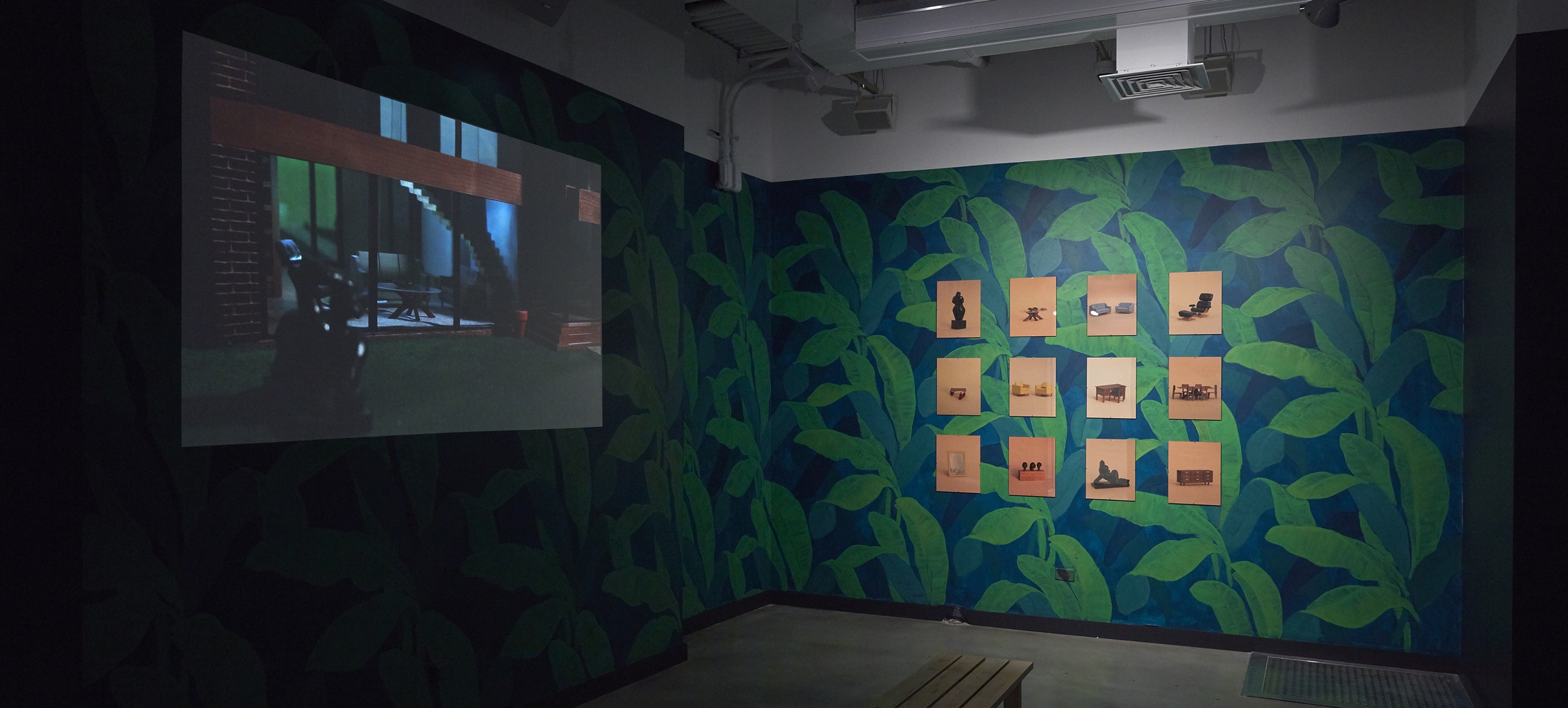 Installation shot of Eavesdropping exhibition at BRIC Arts Media, Brooklyn - March 2016