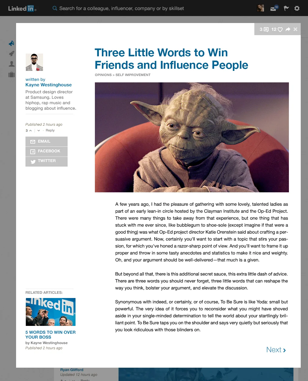 Upon clicking any content, I want to bring a better reading experience for all the articles. Something that is clean, easy to read, and enjoyable.