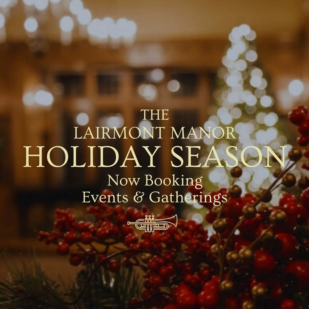 Time to book your venue and plan those holiday and end of year celebrations at Lairmont Manor! 🎄

Although we are enjoying another perfect PNW summer here in Bellingham&hellip;It&rsquo;s not too early to look ahead and plan for the other most wonder