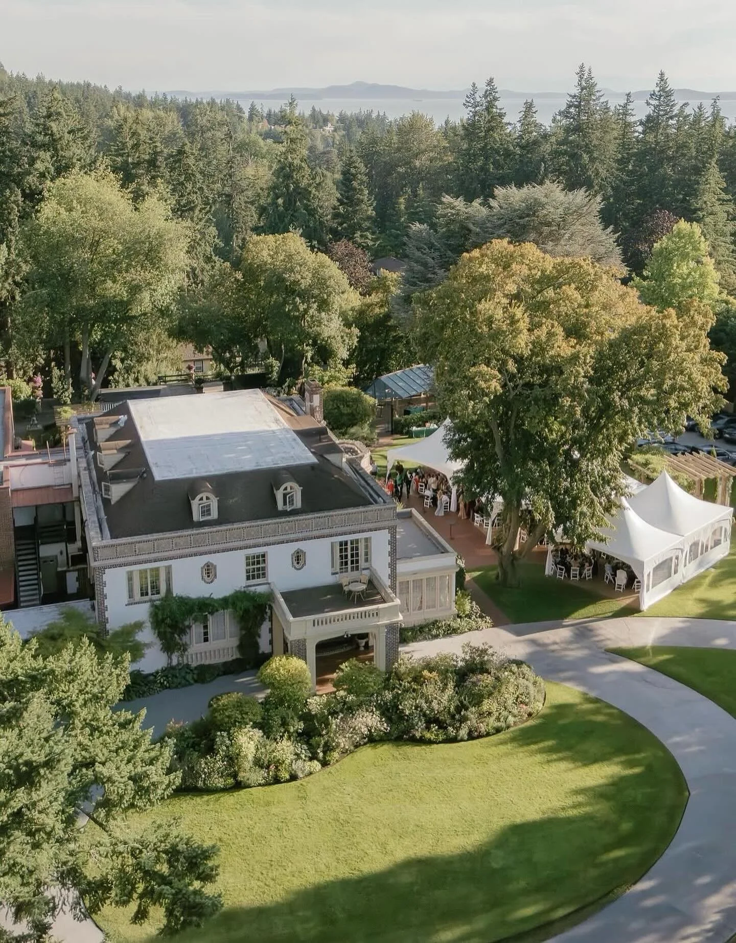 Epic sky view photography of Lairmont Manor, Thank you @jacque.n.gray ❤️