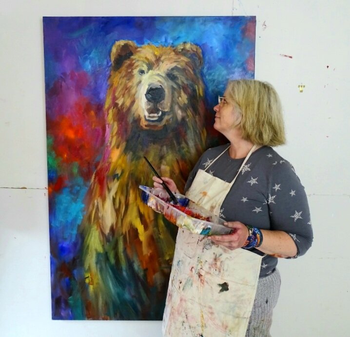 bright coloured animal paintings — Colourful paintings for sale. What's new  on my artist's easel this week? — Fine Art Paintings For Sale UK