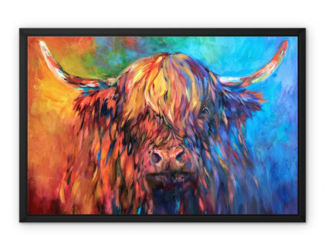 A new colourful collection of framed canvas animal art prints! — Fine Art  Paintings For Sale UK