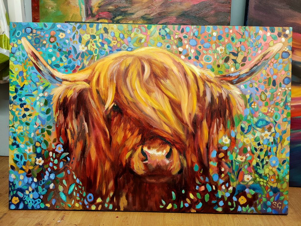 artist who paints animals — Colourful paintings for sale. What's new on my  artist's easel this week? — Sue Gardner Studio