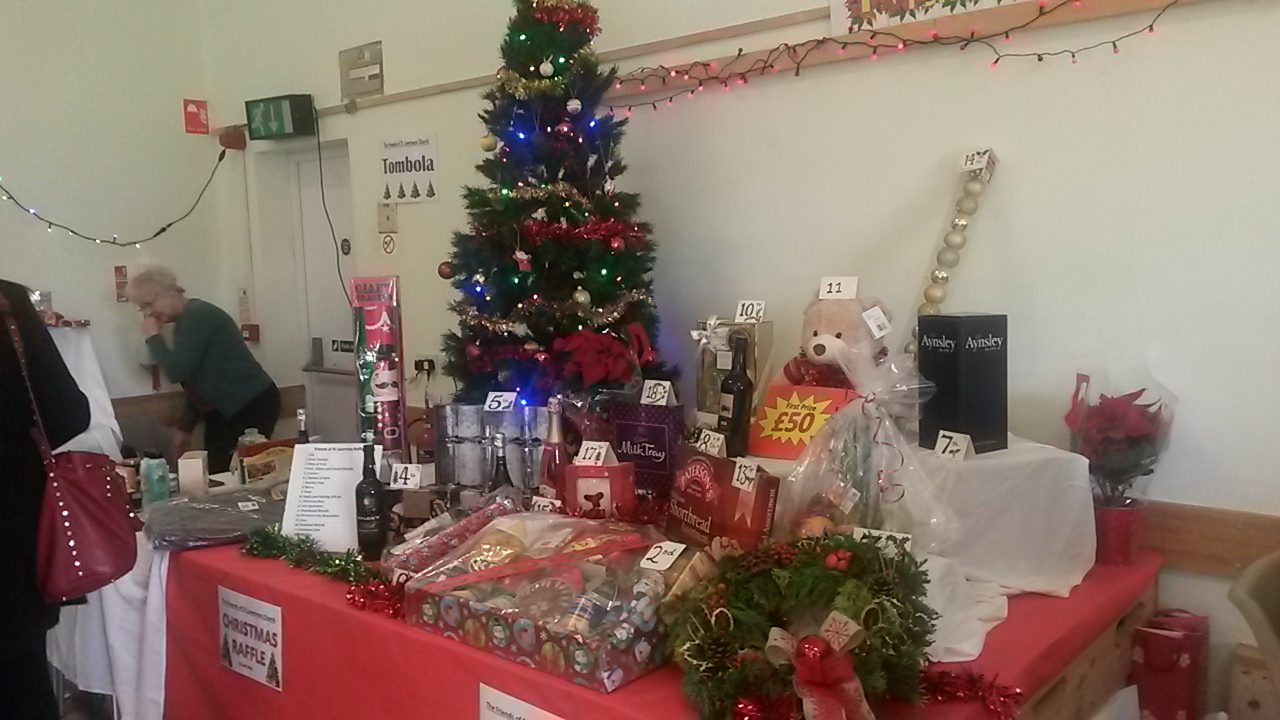 Raffle display