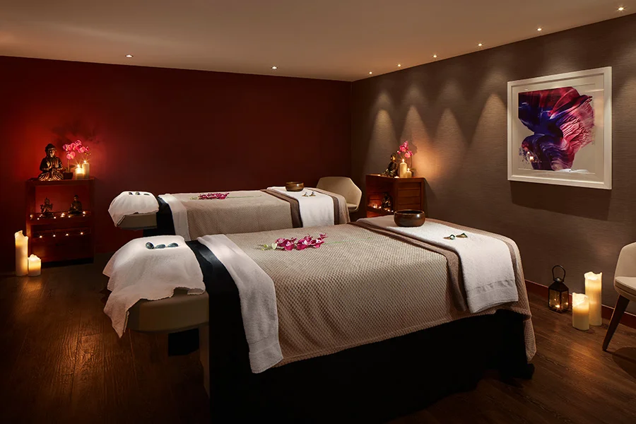 Sleeping Beauty Spa treatment room at Radisson Blu Edinburgh