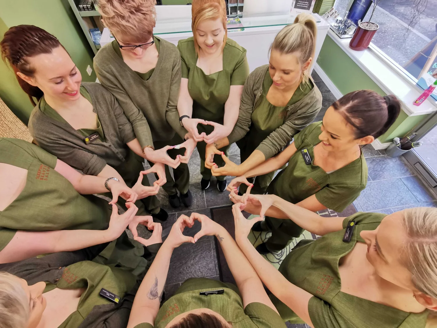 Sleeping Beauty salon team