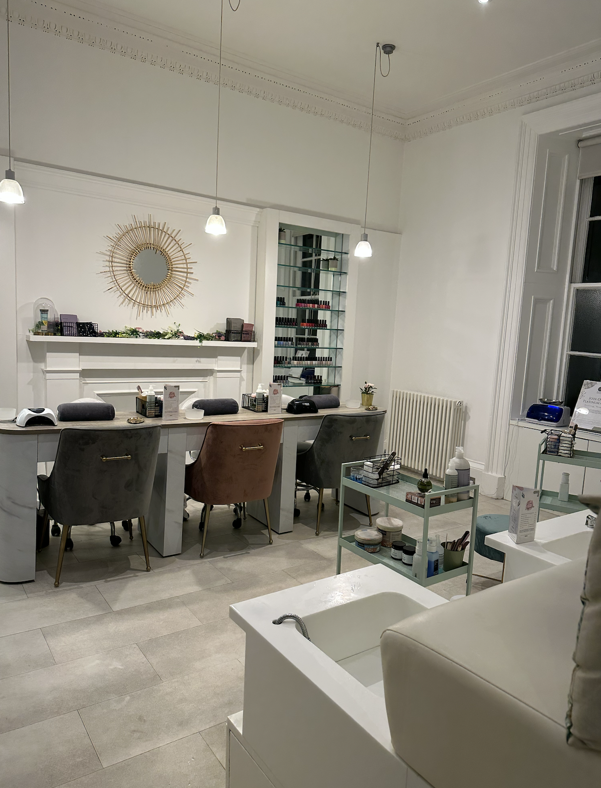 Sleeping Beauty Alva Street salon in Edinburgh